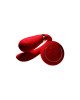 Смартвібратор для пар Zalo Fanfan set Bright Red, пульт ДК Смартвібратор для пар Zalo Fanfan set Bright Red, пульт ДК