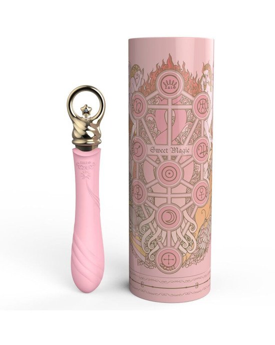 Вібратор для точки G із підігрівом Zalo Sweet Magic - Courage Fairy Pink