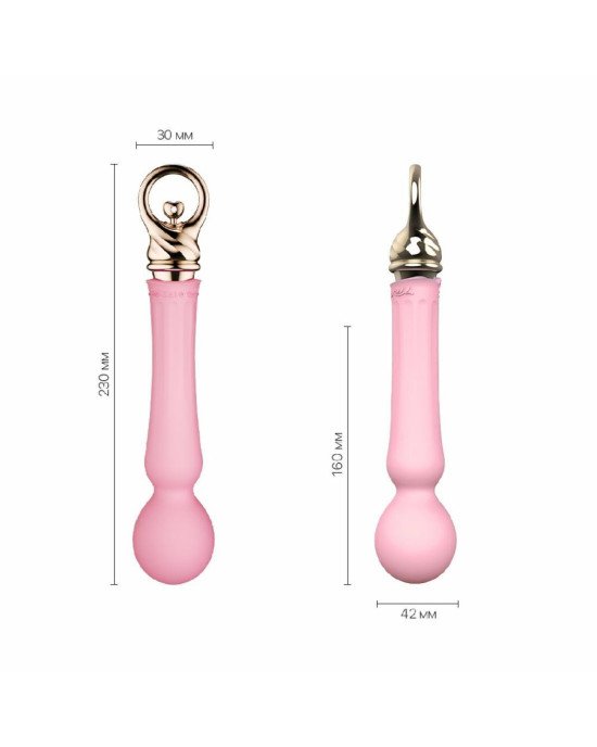 Вібромасажер із підігрівом Zalo Sweet Magic - Confidence Wand Fairy Pink Вібромасажер із підігрівом Zalo Sweet Magic - Confidence Wand Fairy Pink