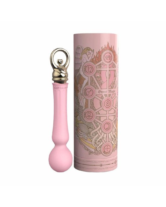 Вібромасажер із підігрівом Zalo Sweet Magic - Confidence Wand Fairy Pink Вібромасажер із підігрівом Zalo Sweet Magic - Confidence Wand Fairy Pink