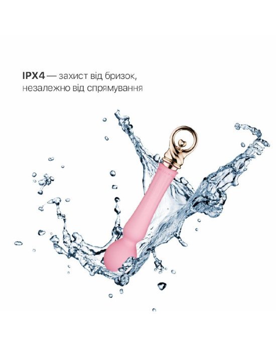 Вібромасажер із підігрівом Zalo Sweet Magic - Confidence Wand Fairy Pink Вібромасажер із підігрівом Zalo Sweet Magic - Confidence Wand Fairy Pink