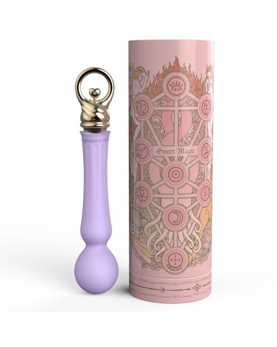 Вібромасажер із підігрівом Zalo Sweet Magic - Confidence Wand Fantasy Violet