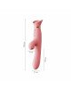 Вібратор з підігрівом та вакуумною стимуляцією клітора Zalo - ROSE Vibrator Strawberry Pink Вібратор з підігрівом та вакуумною стимуляцією клітора Zalo - ROSE Vibrator Strawberry Pink
