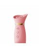 Вібратор з підігрівом та вакуумною стимуляцією клітора Zalo - ROSE Vibrator Strawberry Pink Вібратор з підігрівом та вакуумною стимуляцією клітора Zalo - ROSE Vibrator Strawberry Pink