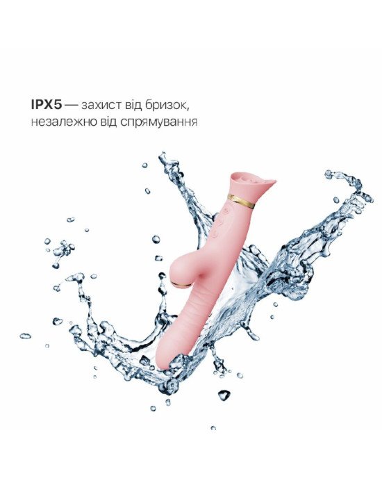 Пульсатор-вібратор із вакуумною стимуляцією клітора Zalo - ROSE Thruster Strawberry Pink Пульсатор-вібратор із вакуумною стимуляцією клітора Zalo - ROSE Thruster Strawberry Pink