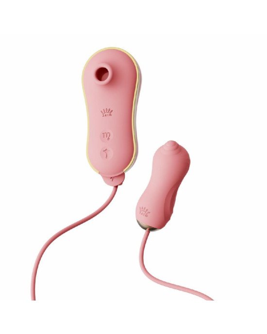 Набір 3в1 Zalo — UNICORN Set Pink, віброяйце, пульсатор, вакуумний стимулятор Набір 3в1 Zalo — UNICORN Set Pink, віброяйце, пульсатор, вакуумний стимулятор
