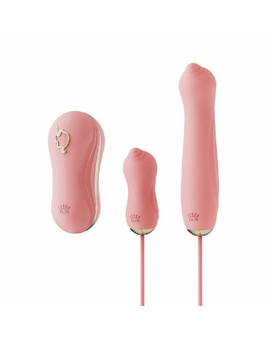 Набір 3в1 Zalo — UNICORN Set Pink, віброяйце, пульсатор, вакуумний стимулятор Набір 3в1 Zalo — UNICORN Set Pink, віброяйце, пульсатор, вакуумний стимулятор