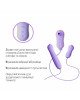 Набір 3в1 Zalo — UNICORN Set Violet, віброяйце, пульсатор, вакуумний стимулятор