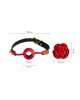 Розкішний кляп у вигляді троянди Zalo - Rose Ball Gag, подвійне використання Розкішний кляп у вигляді троянди Zalo - Rose Ball Gag, подвійне використання