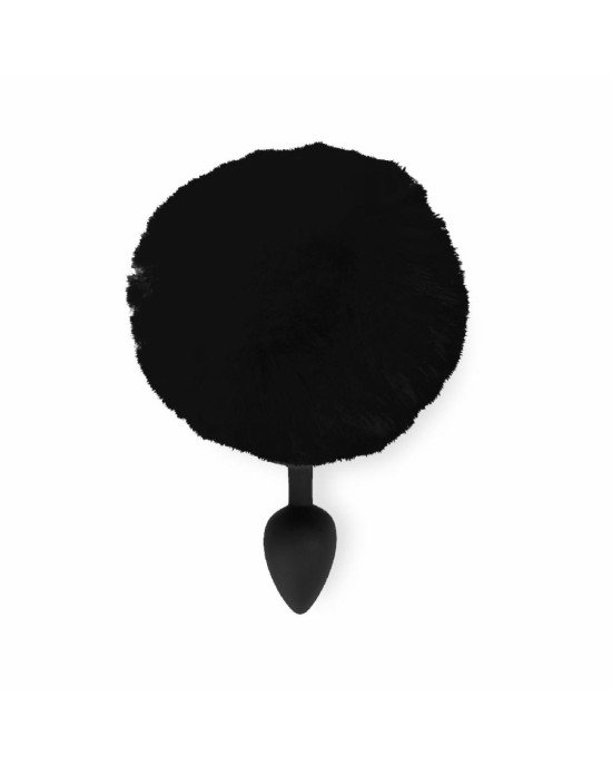 Силіконова анальна пробка М Art of Sex - Silicone Bunny Tails Butt plug, колір Чорний, діаметр 3,5 с Силіконова анальна пробка М Art of Sex - Silicone Bunny Tails Butt plug, колір Чорний, діаметр 3,5 с