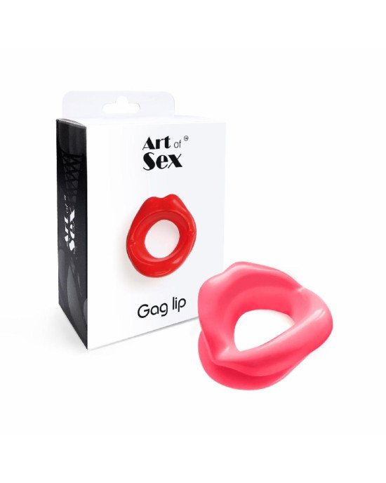 Кляп у формі губ Art of Sex - Gag lip, Рожевий Кляп у формі губ Art of Sex - Gag lip, Рожевий