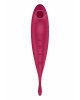 Смарт-вібратор для клітора з вакуумною стимуляцією Satisfyer Twirling Pro+ dark red Смарт-вібратор для клітора з вакуумною стимуляцією Satisfyer Twirling Pro+ dark red