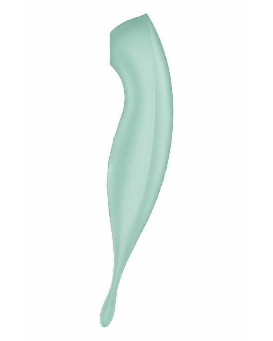 Смарт-вібратор для клітора з вакуумною стимуляцією Satisfyer Twirling Pro+ Mint Смарт-вібратор для клітора з вакуумною стимуляцією Satisfyer Twirling Pro+ Mint