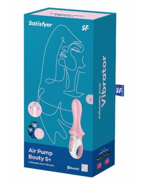 Анальний смарт-вібратор Satisfyer Air Pump Booty 5+, надувається Анальний смарт-вібратор Satisfyer Air Pump Booty 5+, надувається
