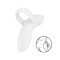 Вібратор на палець Satisfyer Bold Lover White, гнучкий