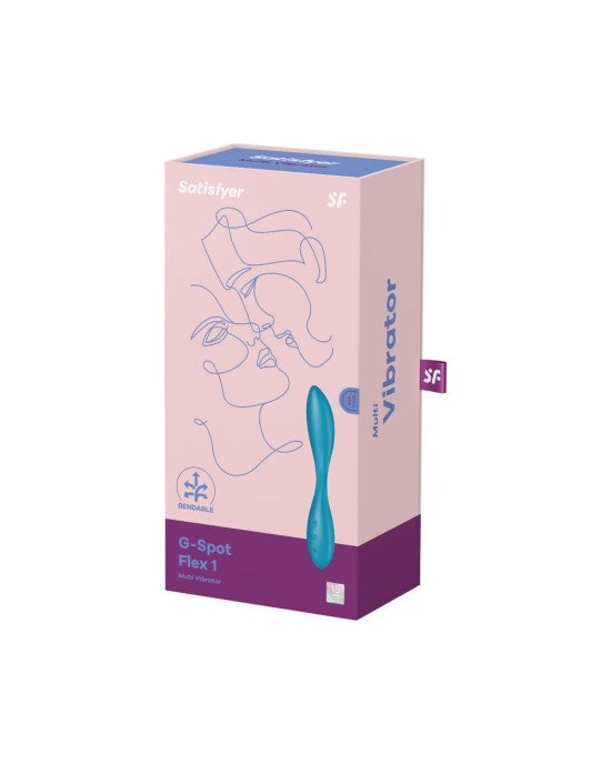 Універсальний вібратор Satisfyer G-Spot Flex 1, гнучкий стовбур із фіксацією положення Універсальний вібратор Satisfyer G-Spot Flex 1, гнучкий стовбур із фіксацією положення