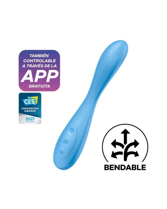 Універсальний смарт-вібратор Satisfyer G-Spot Flex 4+, гнучкий стовбур із фіксацією положення Універсальний смарт-вібратор Satisfyer G-Spot Flex 4+, гнучкий стовбур із фіксацією положення