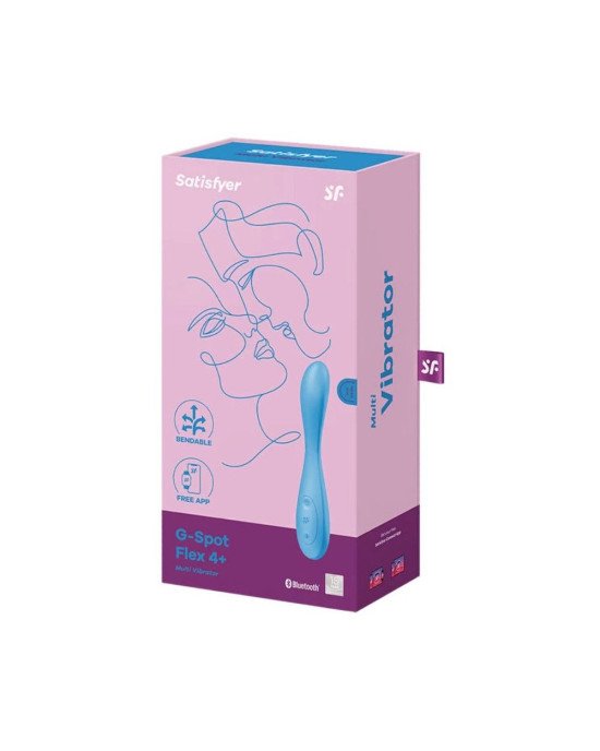 Універсальний смарт-вібратор Satisfyer G-Spot Flex 4+, гнучкий стовбур із фіксацією положення Універсальний смарт-вібратор Satisfyer G-Spot Flex 4+, гнучкий стовбур із фіксацією положення