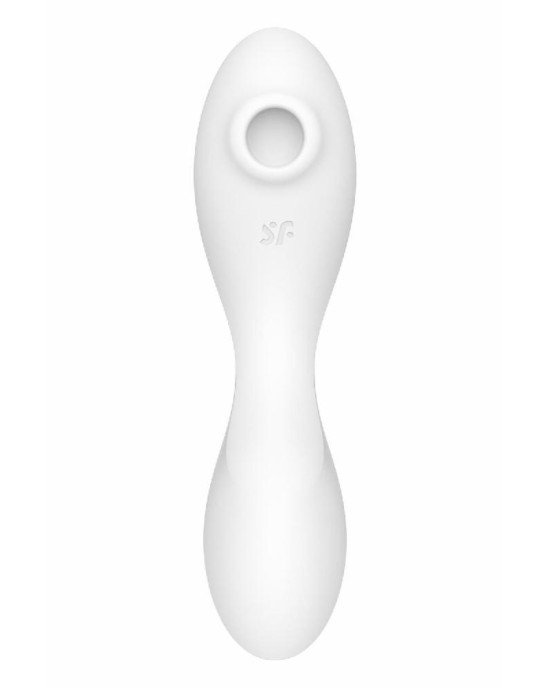Вакуумний смарт-стимулятор із вібрацією Satisfyer Curvy Trinity 5 (White), керування зі смартфона Вакуумний смарт-стимулятор із вібрацією Satisfyer Curvy Trinity 5 (White), керування зі смартфона