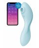 Вакуумний смарт-стимулятор із вібрацією Satisfyer Curvy Trinity 5 (Blue), керування зі смартфона Вакуумний смарт-стимулятор із вібрацією Satisfyer Curvy Trinity 5 (Blue), керування зі смартфона