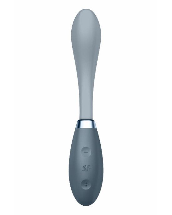 Вібратор Satisfyer G-Spot Flex 3 Grey, гнучкий стовбур із фіксацією положення Вібратор Satisfyer G-Spot Flex 3 Grey, гнучкий стовбур із фіксацією положення