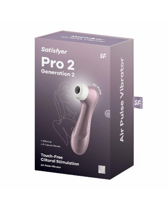 Вакуумний кліторальний стимулятор Satisfyer Pro 2 Violet Вакуумний кліторальний стимулятор Satisfyer Pro 2 Violet