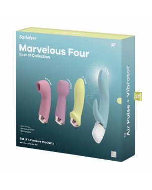 Подарунковий набір секс-іграшок Satisfyer Marvelous Four Подарунковий набір секс-іграшок Satisfyer Marvelous Four