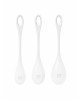Набір йоні намистин Satisfyer Yoni Power 1 White, діаметр 2-2,5-3см, вага 22-46-74гр Набір йоні намистин Satisfyer Yoni Power 1 White, діаметр 2-2,5-3см, вага 22-46-74гр