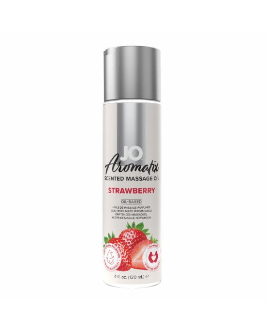 Натуральна масажна олія System JO Aromatix — Massage Oil — Strawberry 120 мл Натуральна масажна олія System JO Aromatix — Massage Oil — Strawberry 120 мл