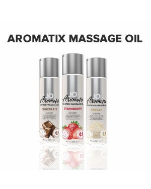 Натуральна масажна олія System JO Aromatix — Massage Oil — Strawberry 120 мл Натуральна масажна олія System JO Aromatix — Massage Oil — Strawberry 120 мл