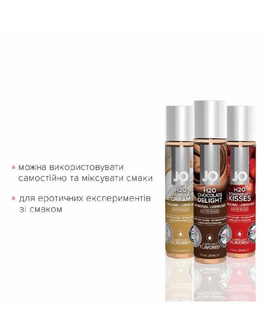 Набір System JO Tri-Me Triple Pack — Neapolitan (3×30 мл) три різні смаки оральних змазок Набір System JO Tri-Me Triple Pack — Neapolitan (3×30 мл) три різні смаки оральних змазок