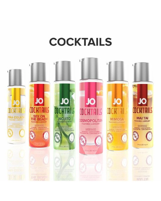 Лубрикант на водній основі System JO Cocktails — Cosmopolitan без цукру, рослинний гліцерин (60 мл)