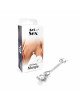 Затискач для клітора перлина з мушлею та кристалами Art of Sex - Margie clit clamp, Срібло Затискач для клітора перлина з мушлею та кристалами Art of Sex - Margie clit clamp, Срібло