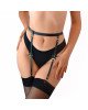 Пояс для панчіх Art of Sex - Venecia з натуральної шкіри, XS-2XL, колір Чорний Пояс для панчіх Art of Sex - Venecia з натуральної шкіри, XS-2XL, колір Чорний