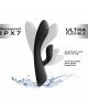 Вібратор-кролик з підігрівом Dorcel FLEXI RABBIT BLACK, гнучкий стовбур Вібратор-кролик з підігрівом Dorcel FLEXI RABBIT BLACK, гнучкий стовбур