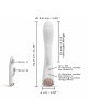 Вібратор-кролик з підігрівом Dorcel FLEXI RABBIT WHITE, гнучкий стовбур Вібратор-кролик з підігрівом Dorcel FLEXI RABBIT WHITE, гнучкий стовбур