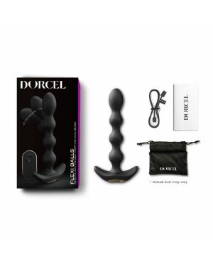 Анальний вібратор-намисто Dorcel FLEXI BALLS, гнучкий стовбур, пульт ДК Анальний вібратор-намисто Dorcel FLEXI BALLS, гнучкий стовбур, пульт ДК