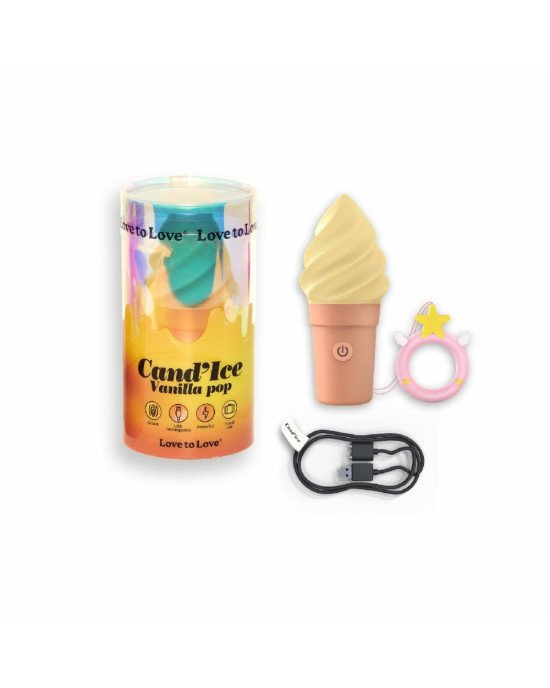 Вібратор-морозиво Love To Love CAND'ICE — VANILLA POP Вібратор-морозиво Love To Love CAND'ICE — VANILLA POP