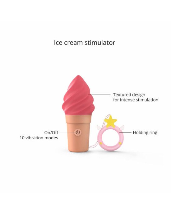 Вібратор-морозиво Love To Love CAND'ICE — RASPBERRY JOLLY
