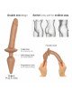 Анальна пробка з дилдо 2в1 Strap-On-Me SWITCH PLUG-IN REALISTIC DILDO Caramel S, діаметр 3,3/2,9 см Анальна пробка з дилдо 2в1 Strap-On-Me SWITCH PLUG-IN REALISTIC DILDO Caramel S, діаметр 3,3/2,9 см