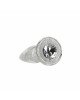 Скляна анальна пробка Pillow Talk Fancy Luxurious Glass Anal Plug, ⌀3,1см, віброкуля в подарунок