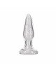 Скляна анальна пробка Pillow Talk Fancy Luxurious Glass Anal Plug, ⌀3,1см, віброкуля в подарунок