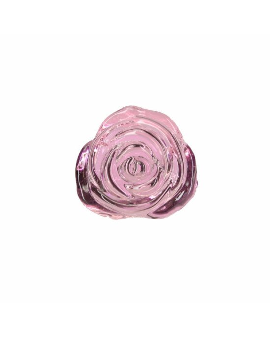 Скляна анальна пробка Pillow Talk Rosy Luxurious Glass Anal Plug, ⌀3,3 см, віброкуля в подарунок Скляна анальна пробка Pillow Talk Rosy Luxurious Glass Anal Plug, ⌀3,3 см, віброкуля в подарунок