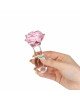Скляна анальна пробка Pillow Talk Rosy Luxurious Glass Anal Plug, ⌀3,3 см, віброкуля в подарунок Скляна анальна пробка Pillow Talk Rosy Luxurious Glass Anal Plug, ⌀3,3 см, віброкуля в подарунок