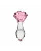 Скляна анальна пробка Pillow Talk Rosy Luxurious Glass Anal Plug, ⌀3,3 см, віброкуля в подарунок Скляна анальна пробка Pillow Talk Rosy Luxurious Glass Anal Plug, ⌀3,3 см, віброкуля в подарунок