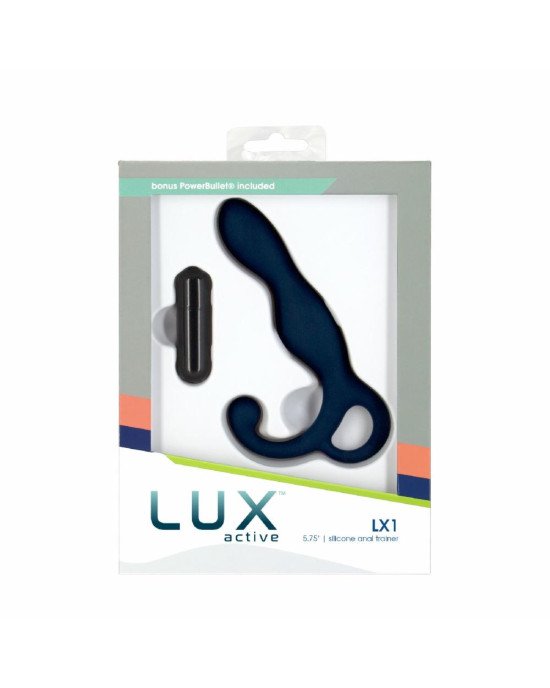Масажер простати Lux Active LX1 Anal Trainer 5.75″, Dark Blue, віброкуля в комплекті Масажер простати Lux Active LX1 Anal Trainer 5.75″, Dark Blue, віброкуля в комплекті