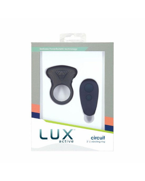 Ерекційне віброкільце Lux Active Circuit Vibrating Cock Ring, пульт ДК, 7 режимів вібрації Ерекційне віброкільце Lux Active Circuit Vibrating Cock Ring, пульт ДК, 7 режимів вібрації
