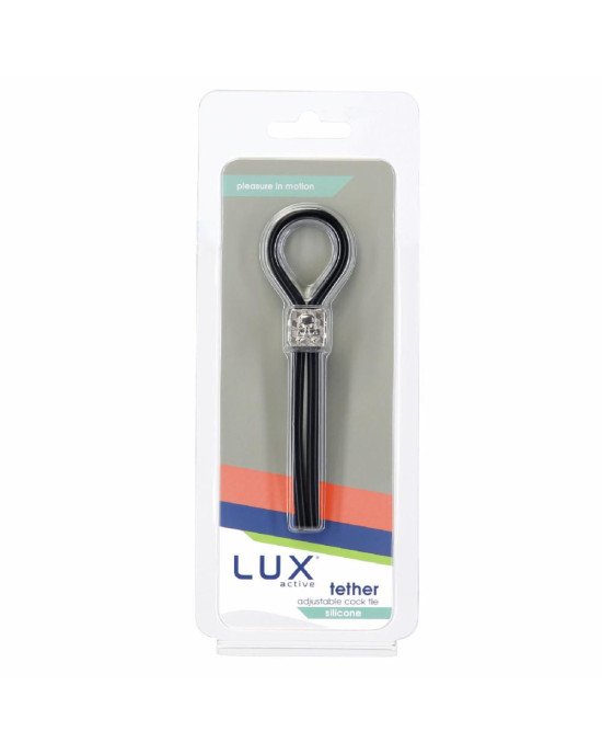 Ерекційне кільце-ласо LUX Active Tether Adjustable Silicone Cock Tie, регульоване Ерекційне кільце-ласо LUX Active Tether Adjustable Silicone Cock Tie, регульоване