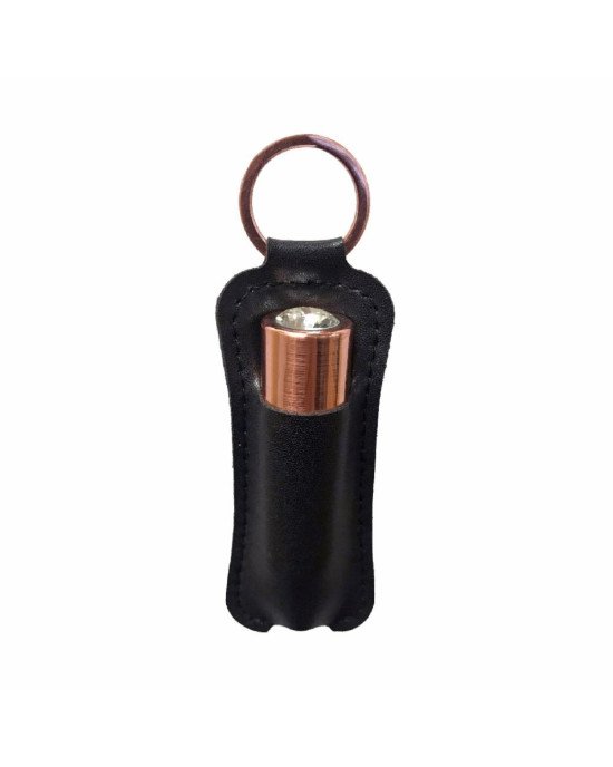 Віброкуля PowerBullet First-Class Bullet 2.5″ з Key Chain Pouch, Rose Gold, 9 режимів вібрації Віброкуля PowerBullet First-Class Bullet 2.5″ з Key Chain Pouch, Rose Gold, 9 режимів вібрації