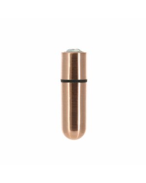 Віброкуля PowerBullet First-Class Bullet 2.5″ з Key Chain Pouch, Rose Gold, 9 режимів вібрації